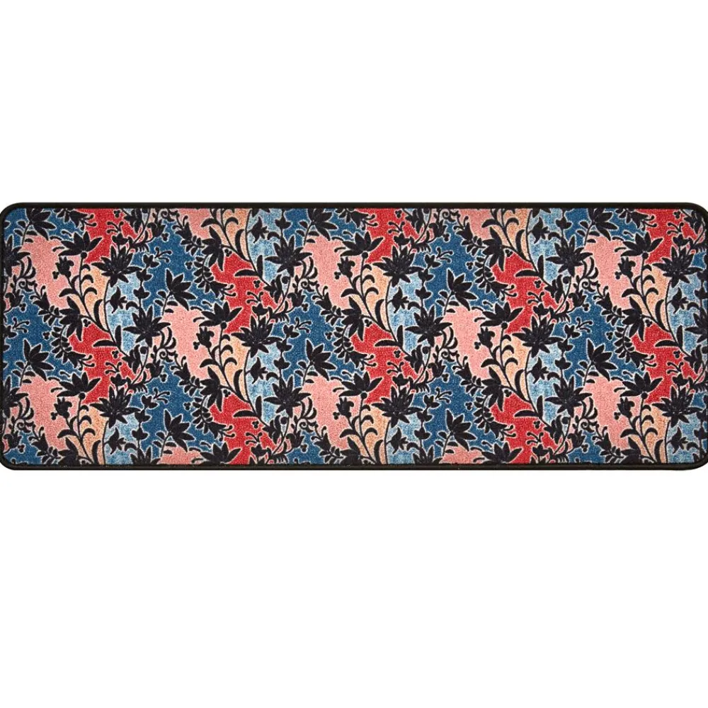 Becquet Tapis de cuisine fleurs et feuillages< Tapis D'Entrée, Tapis De Cuisine|Idées Cuisine