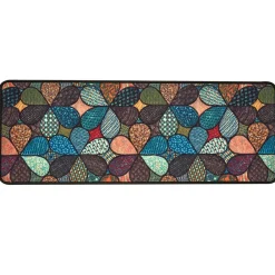 Becquet Tapis de cuisine motif fleurs stylisées< Tapis D'Entrée, Tapis De Cuisine|Idées Cuisine