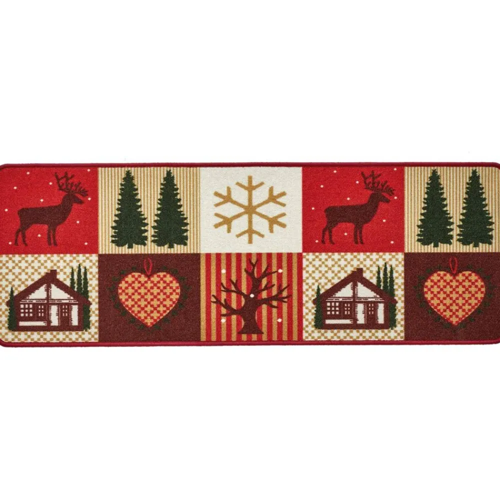 Becquet Tapis de cuisine motif Noël< Tapis D'Entrée, Tapis De Cuisine|Idées Cuisine