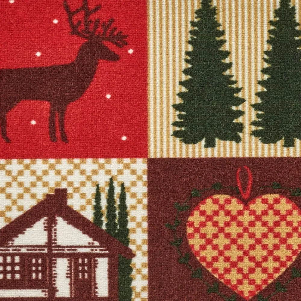 Becquet Tapis de cuisine motif Noël< Tapis D'Entrée, Tapis De Cuisine|Idées Cuisine