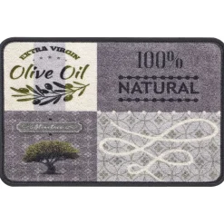 Becquet Tapis de cuisine motif olives< Tapis D'Entrée, Tapis De Cuisine|Idées Cuisine