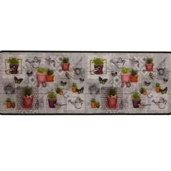 Becquet Tapis de cuisine motif plantes< Tapis D'Entrée, Tapis De Cuisine|Idées Cuisine
