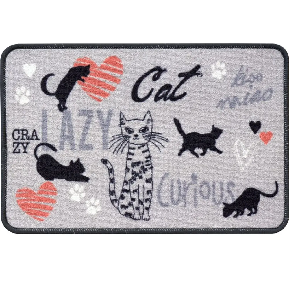 Becquet Tapis d'entrée motif chats< Tapis D'Entrée, Tapis De Cuisine|Idées Cuisine