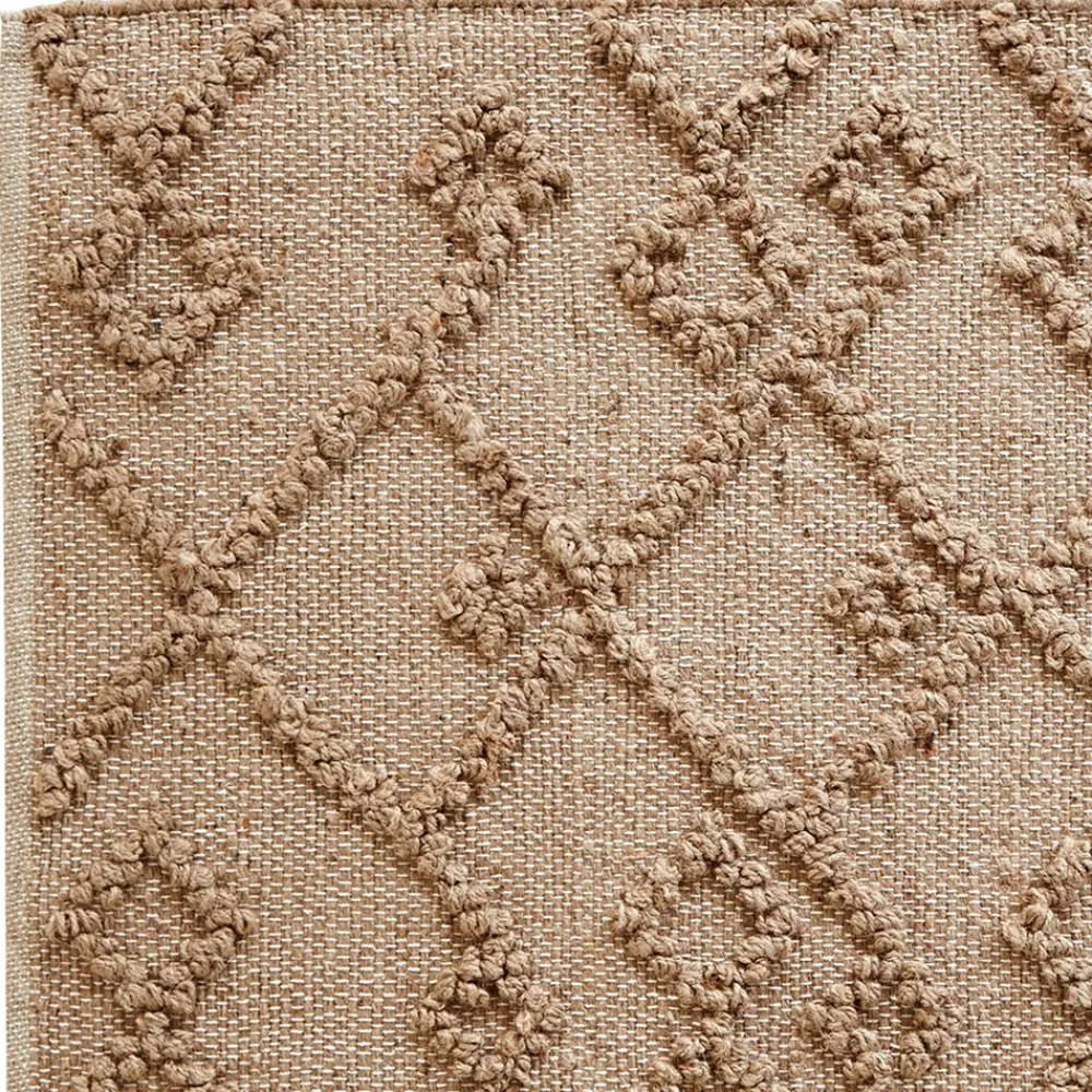 Becquet Tapis jute tufté< Rideau Et Déco Textile|Tapis