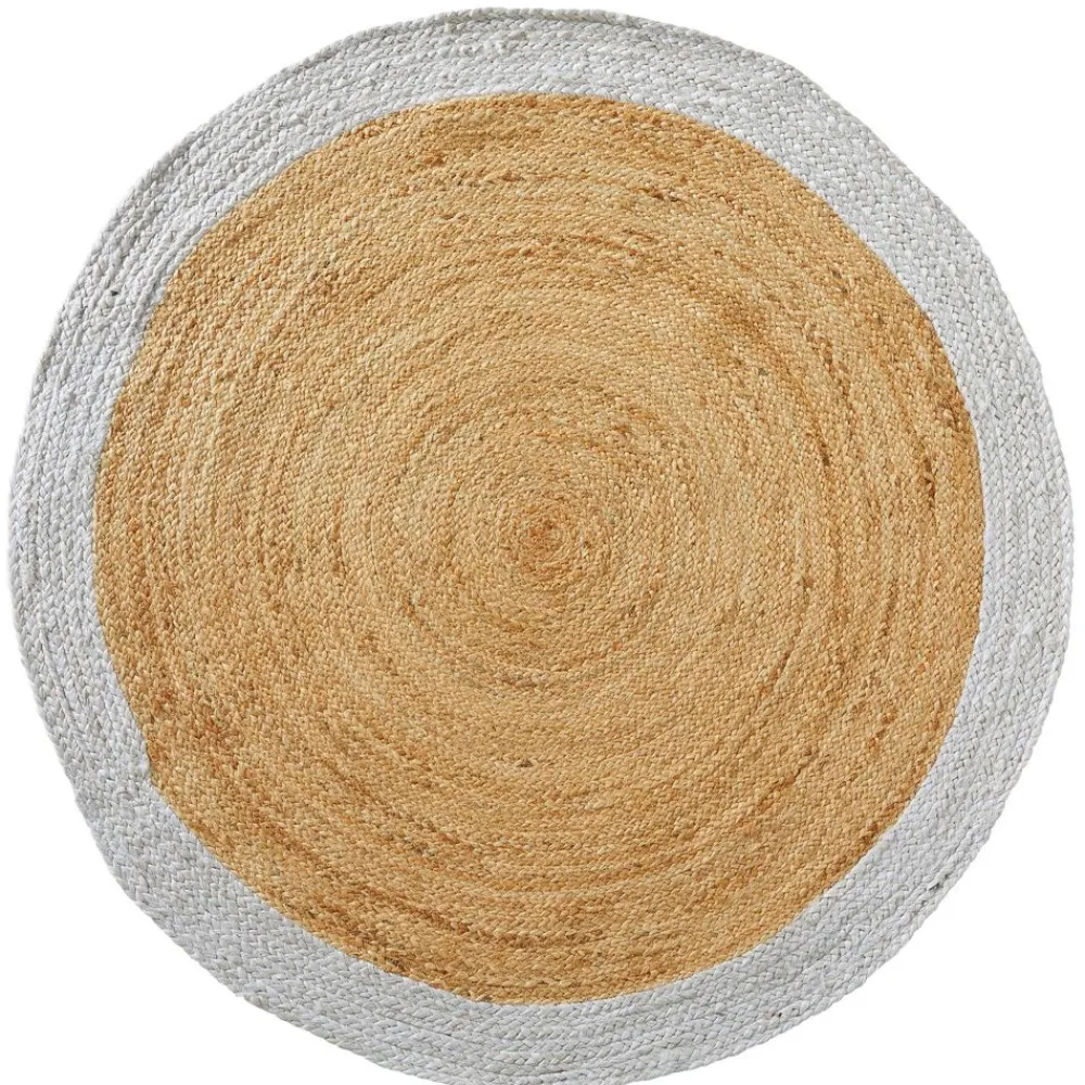 Becquet Tapis rond en jute< Rideau Et Déco Textile|Tapis