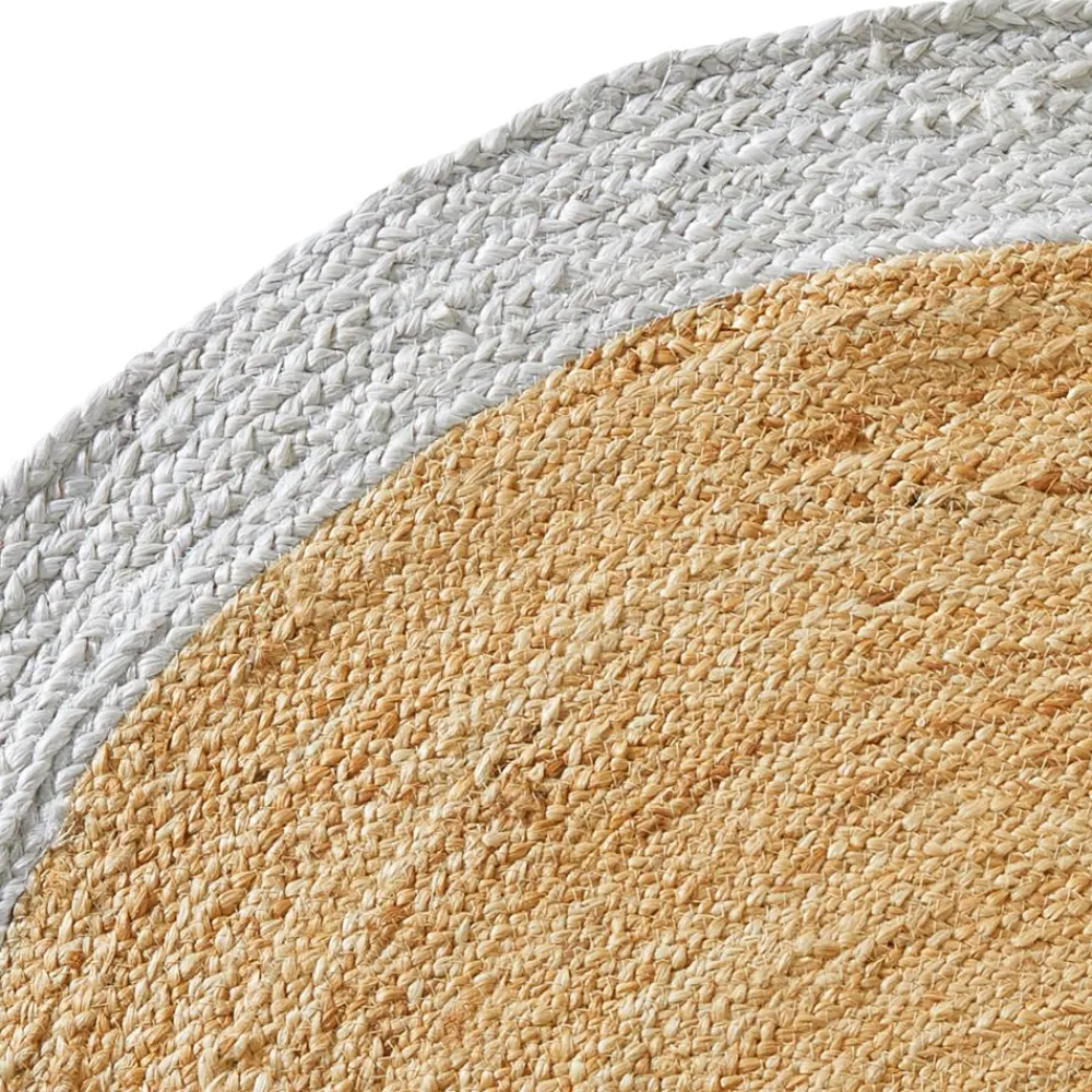 Becquet Tapis rond en jute< Rideau Et Déco Textile|Tapis