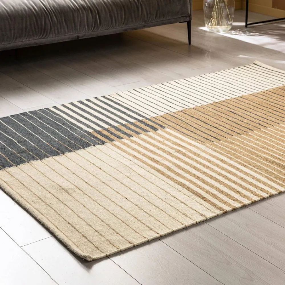 Becquet Tapis tissage jacquard géométrique< Rideau Et Déco Textile|Tapis
