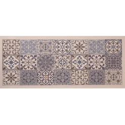 Becquet Tapis vinyle carreaux de ciment< Tapis D'Entrée, Tapis De Cuisine