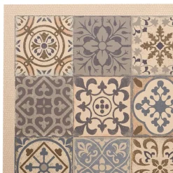 Becquet Tapis vinyle carreaux de ciment< Tapis D'Entrée, Tapis De Cuisine