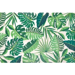 Becquet Tapis vinyle décor végétal< Tapis D'Entrée, Tapis De Cuisine