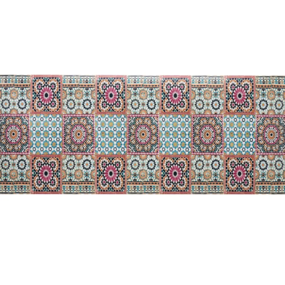 Becquet Tapis vinyle effet mosaïque< Tapis D'Entrée, Tapis De Cuisine