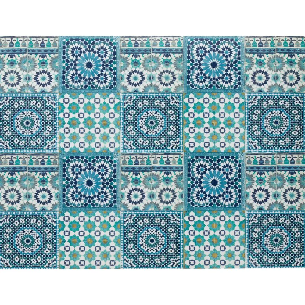 Becquet Tapis vinyle effet mosaïque< Tapis D'Entrée, Tapis De Cuisine