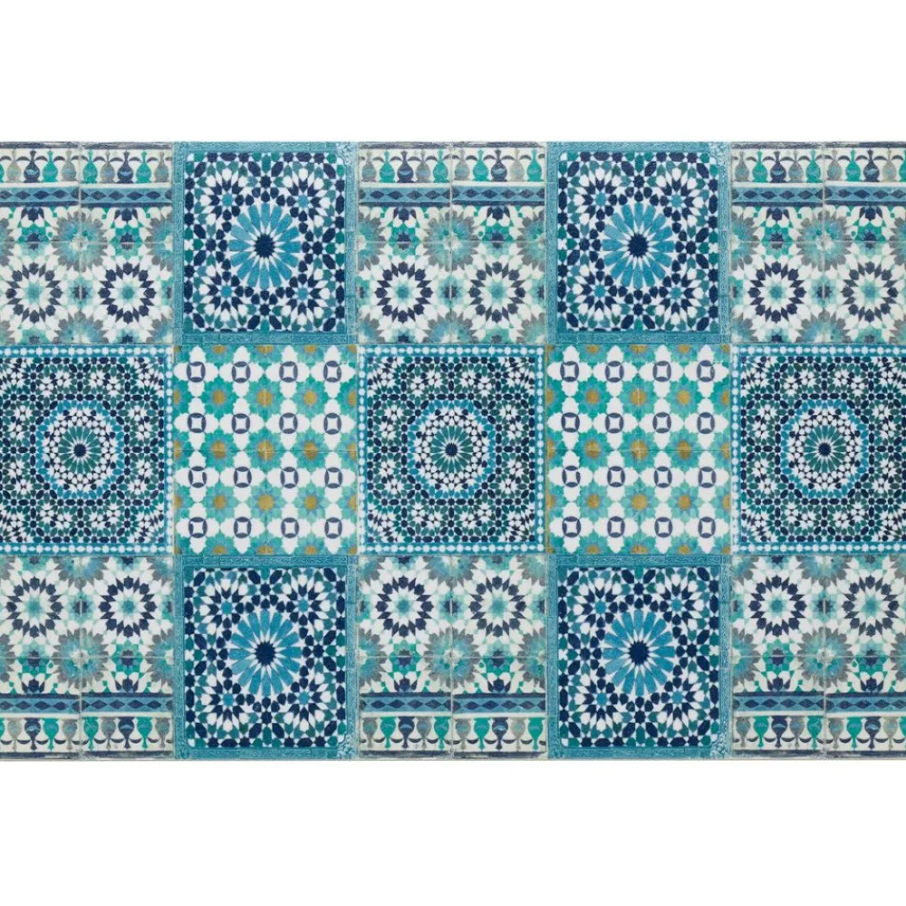 Becquet Tapis vinyle effet mosaïque< Tapis D'Entrée, Tapis De Cuisine