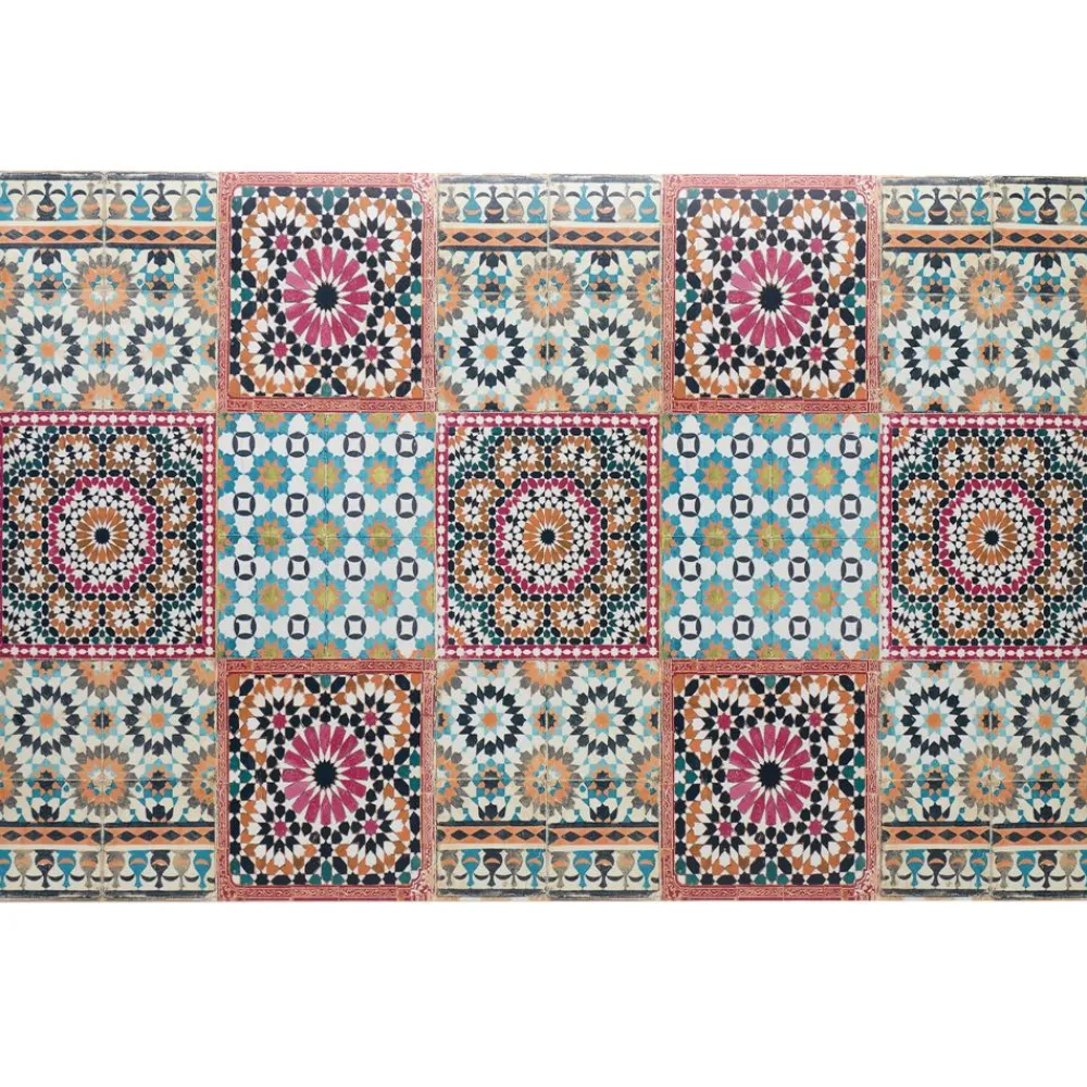 Becquet Tapis vinyle effet mosaïque< Tapis D'Entrée, Tapis De Cuisine