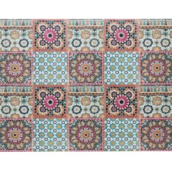 Becquet Tapis vinyle effet mosaïque< Tapis D'Entrée, Tapis De Cuisine