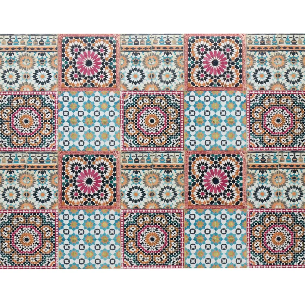 Becquet Tapis vinyle effet mosaïque< Tapis D'Entrée, Tapis De Cuisine