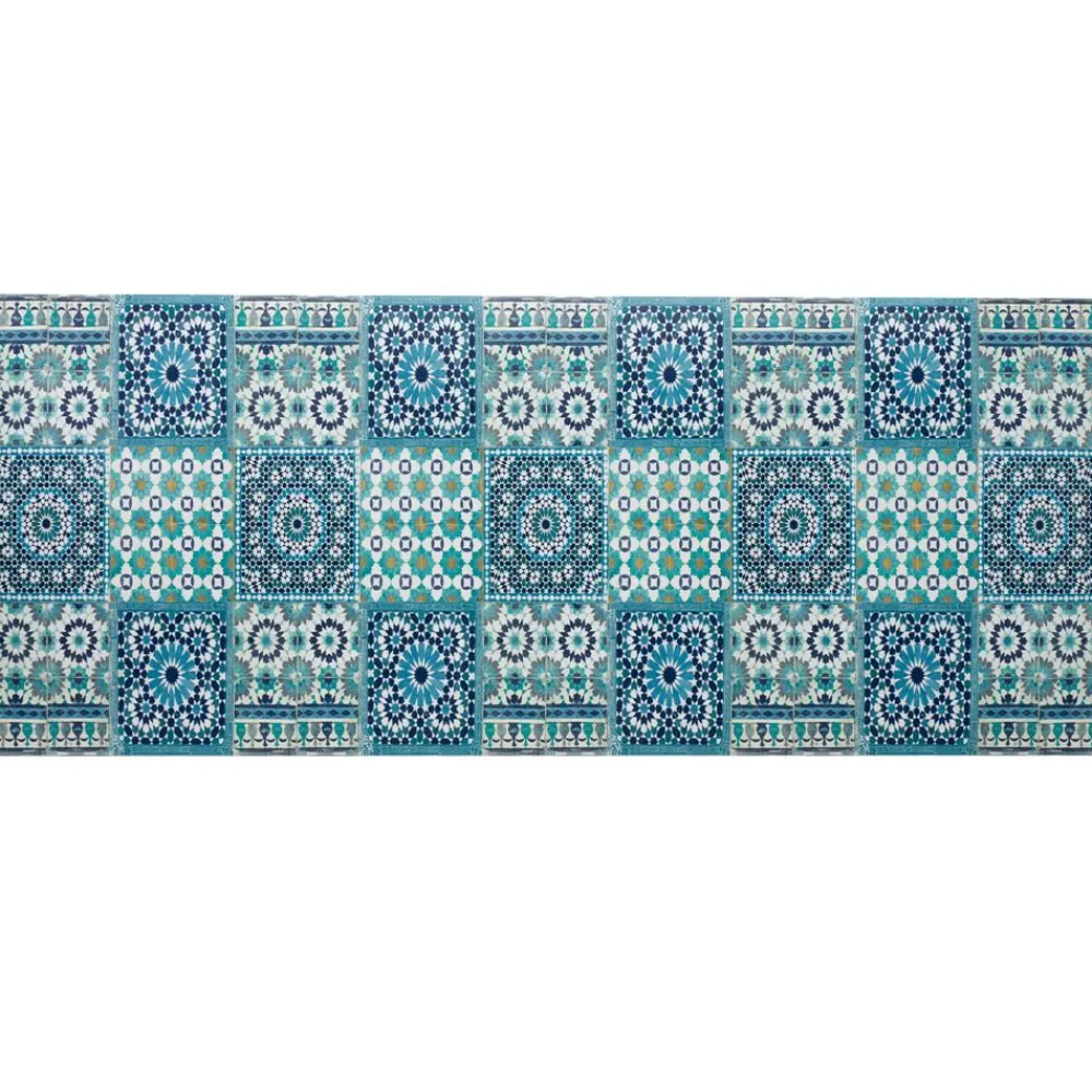 Becquet Tapis vinyle effet mosaïque< Tapis D'Entrée, Tapis De Cuisine