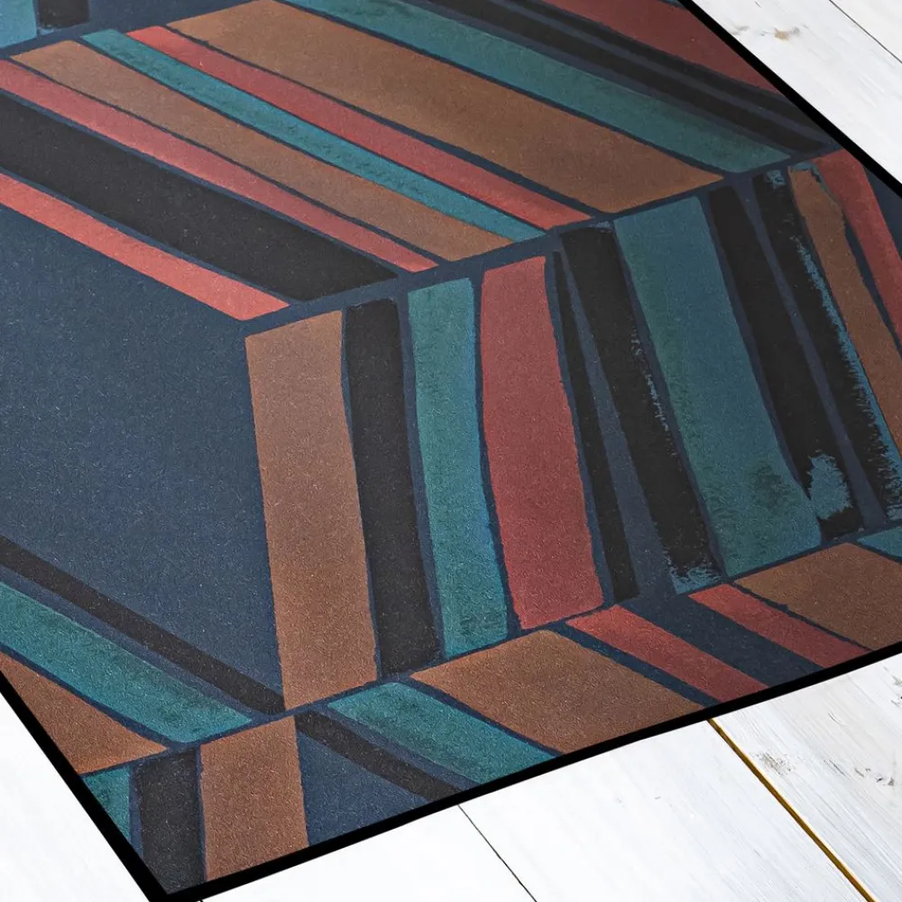 Becquet Tapis vinyle motif graphique - CRÉATION< Tapis D'Entrée, Tapis De Cuisine