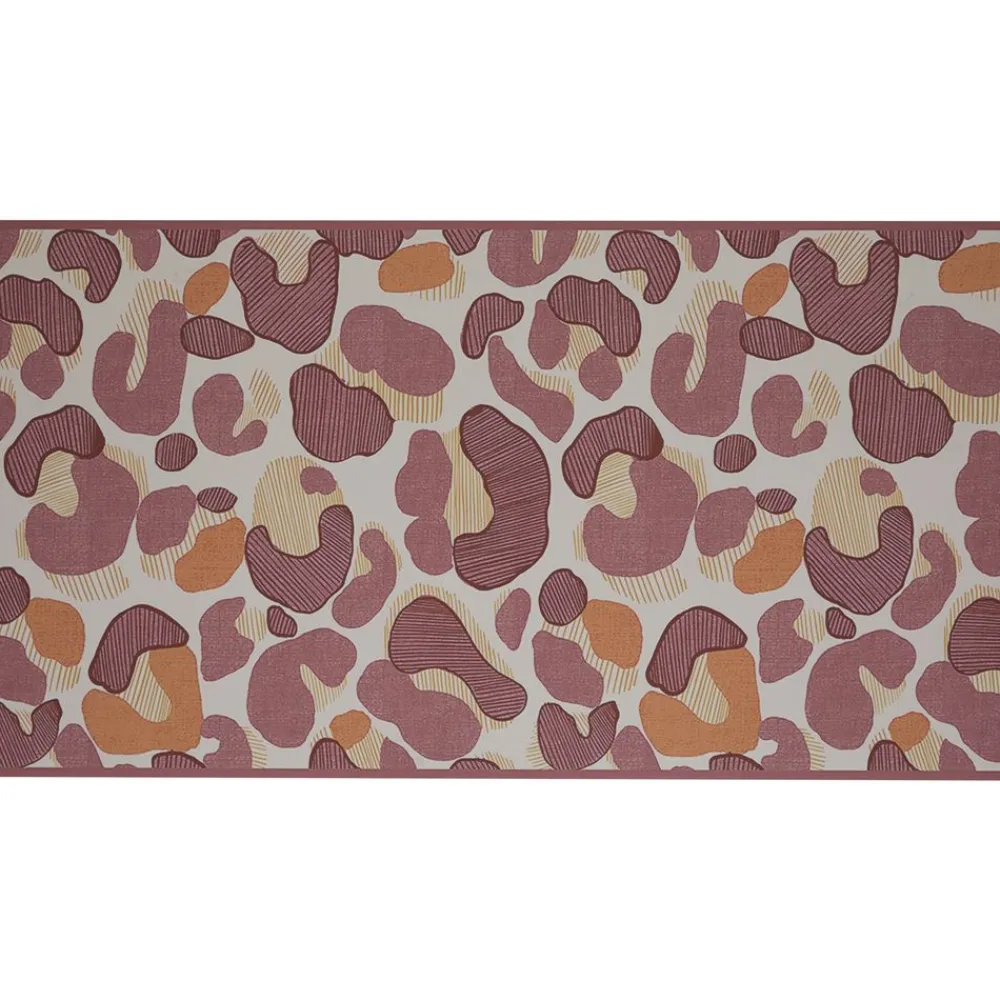 Becquet Tapis vinyle motif léopard rose - CRÉATION< Tapis D'Entrée, Tapis De Cuisine