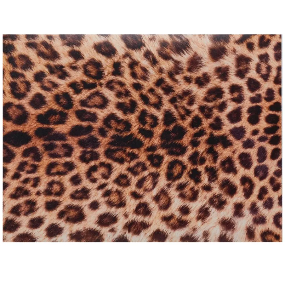 Becquet Tapis vinyle motif léopard< Tapis D'Entrée, Tapis De Cuisine