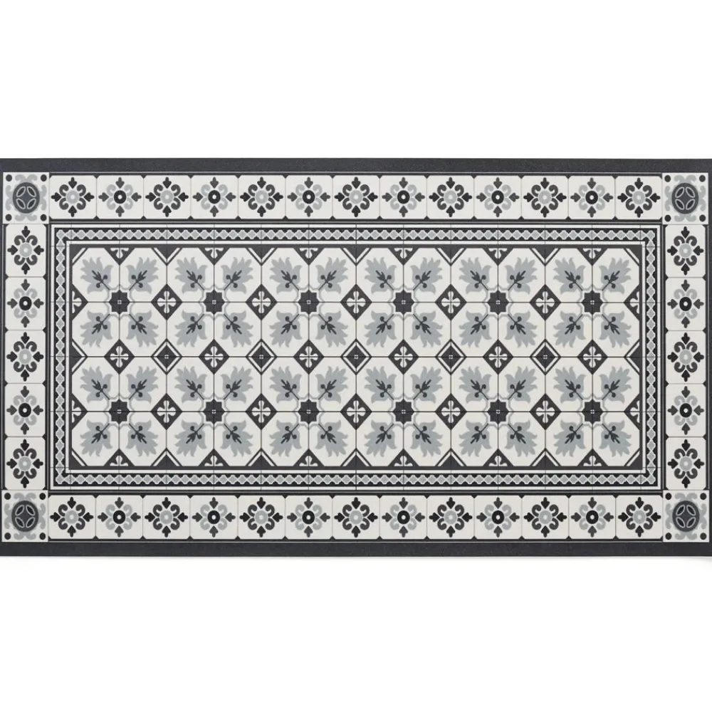 Becquet Tapis vinyle style carreaux de ciment< Tapis D'Entrée, Tapis De Cuisine