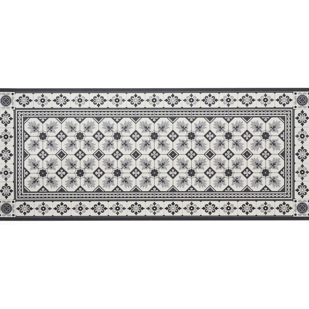 Becquet Tapis vinyle style carreaux de ciment< Tapis D'Entrée, Tapis De Cuisine