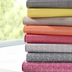 Becquet Toile cirée colorée micro motif< Nappe Tissu Au Mètre|Toile Cirée