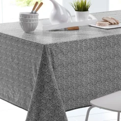 Becquet Toile cirée colorée micro motif< Nappe Tissu Au Mètre|Toile Cirée