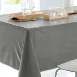Becquet Toile cirée effet faux uni< Toile Cirée|Nappe Unie