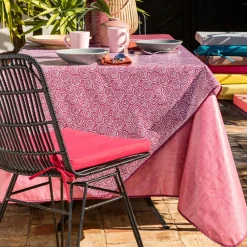 Becquet Toile cirée effet faux uni< Toile Cirée|Nappe Unie