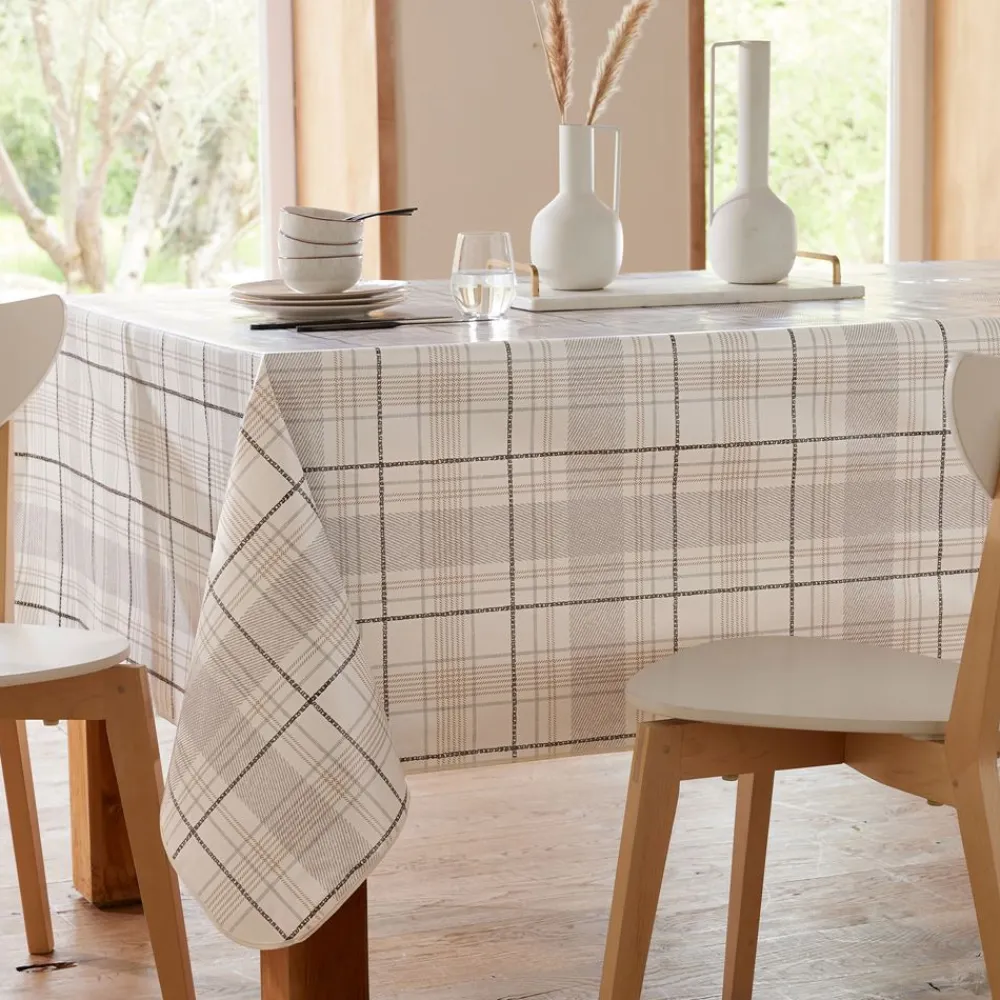 Becquet Toile cirée motif carreaux< Toile Cirée|Nappe Fantaisie