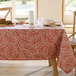 Becquet Toile cirée motif feuillage< Nappe Tissu Au Mètre|Toile Cirée