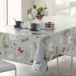 Becquet Toile cirée motif papillons< Nappe Tissu Au Mètre|Toile Cirée