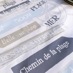 Becquet Toile cirée motif plage< Nappe Tissu Au Mètre|Toile Cirée