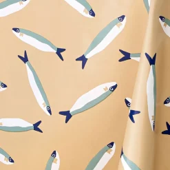 Becquet Toile cirée motif poissons< Nappe Tissu Au Mètre|Toile Cirée