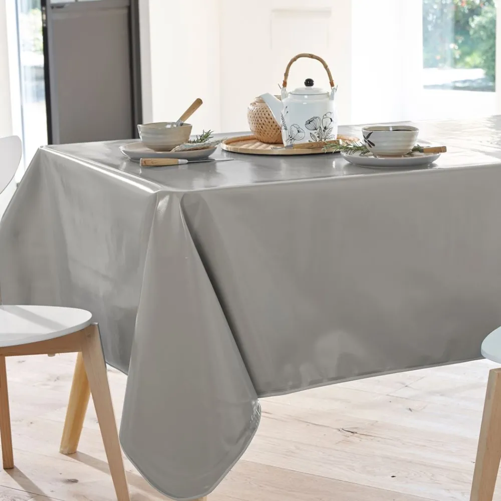 Becquet Toile cirée unie aspect brillant< Toile Cirée