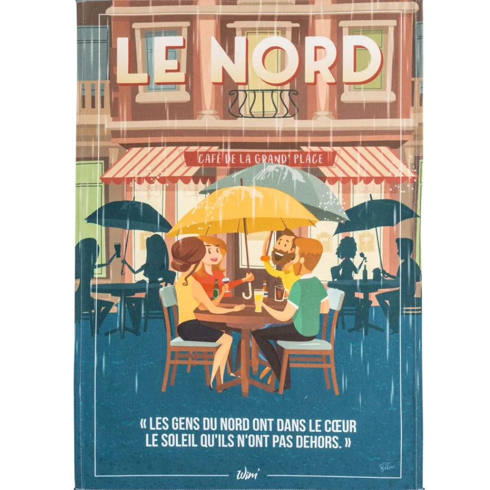 Becquet Torchon imprimé Le Nord< Idées Cuisine|Idées Cuisine