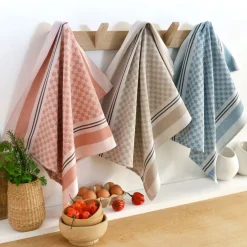 Becquet Torchons effet damier - lot de 2 ou de 3< Idées Cuisine|Idées Cuisine