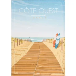 Becquet Torchons imprimés La Plage< Idées Cuisine|Idées Cuisine