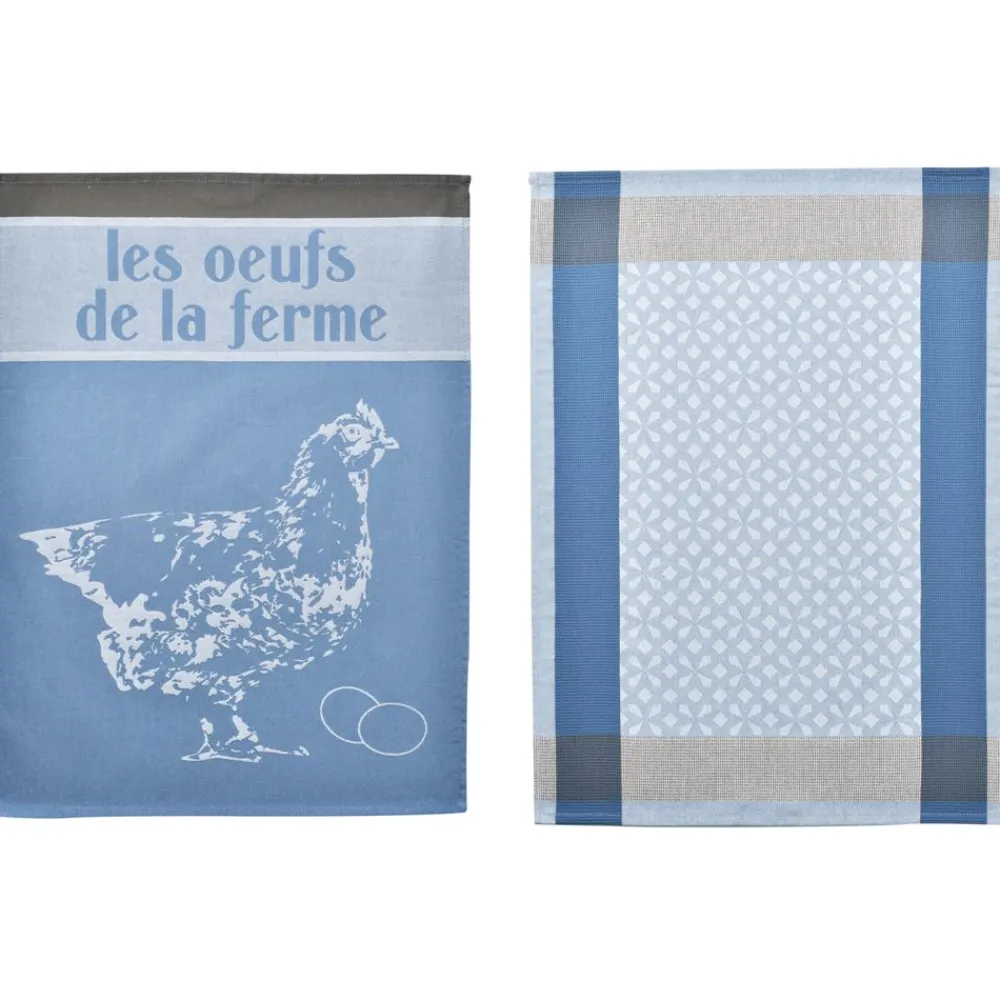 Becquet Torchons jacquard - motif fantaisie - lot de 3 ou 6< Idées Cuisine|Idées Cuisine
