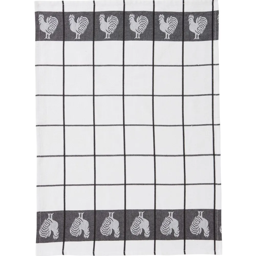 Becquet Torchons jacquard motif coq – lot de 2 ou 4 - CRÉATION< Idées Cuisine|Idées Cuisine