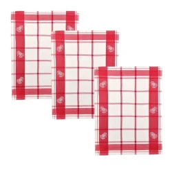 Becquet Torchons motif fruits de mer - lot de 3 ou de 6< Idées Cuisine|Idées Cuisine
