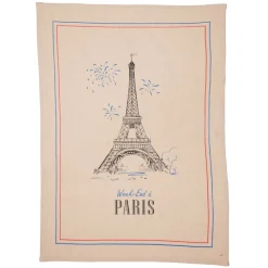Becquet Torchons métis motif Paris - lot de 2 - CRÉATION< Idées Cuisine|Idées Cuisine