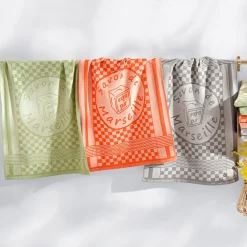 Becquet Torchons tissés jacquard décor Savon de Marseille - Lot de 3 ou de 6< Idées Cuisine|Idées Cuisine