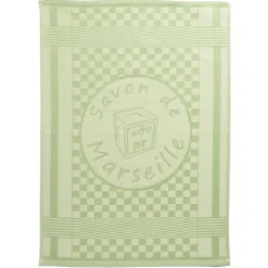 Becquet Torchons tissés jacquard décor Savon de Marseille - Lot de 3 ou de 6< Idées Cuisine|Idées Cuisine