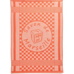 Becquet Torchons tissés jacquard décor Savon de Marseille - Lot de 3 ou de 6< Idées Cuisine|Idées Cuisine
