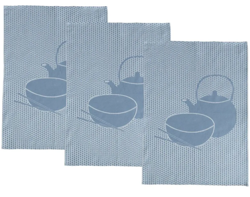 Becquet Torchons tissés jacquard motif japonisant - lot de 3 ou 6< Idées Cuisine|Idées Cuisine