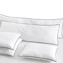 Becquet Traversin PLAT Holloflex Sanitized ANTIBACTÉRIENS CRÉATION - Médium< Les Matières|Oreiller, Traversin