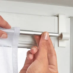 Becquet Tringle barre à rideaux extensible< Rangement, Gain De Place|Voilage En Pointe, Voilage Droit, Brise-Bise, Store