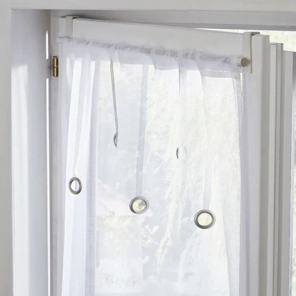 Becquet Tringle barre à rideaux extensible< Rangement, Gain De Place|Voilage En Pointe, Voilage Droit, Brise-Bise, Store